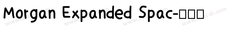 Morgan Expanded Spac字体转换